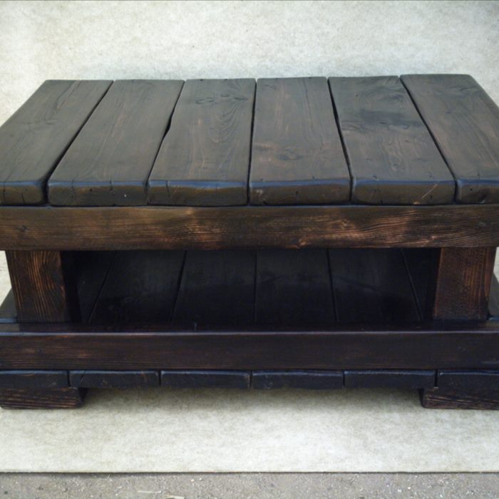 A coffee table